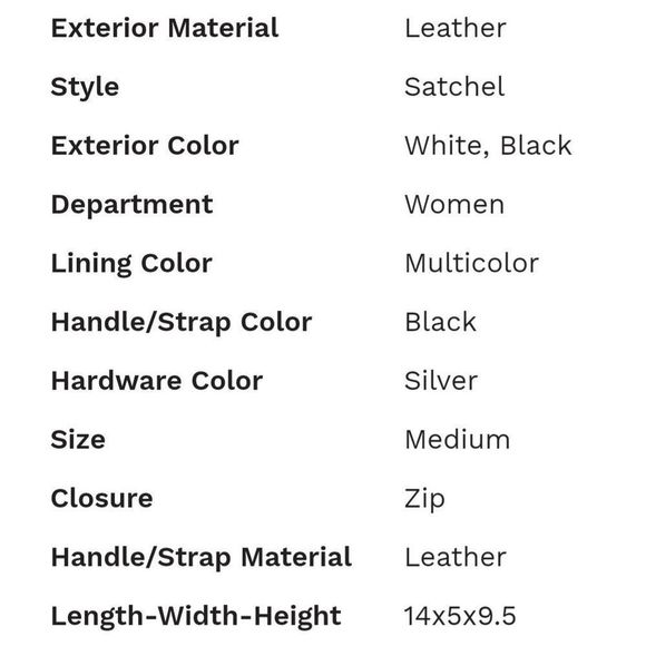 Tignanello black and white leather bag - Picture 9 of 9